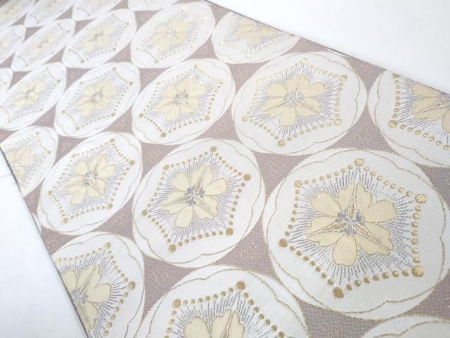 平和屋本店□最高級 人間国宝 北村武資 経錦 六通柄袋帯 花蜀江 金銀糸