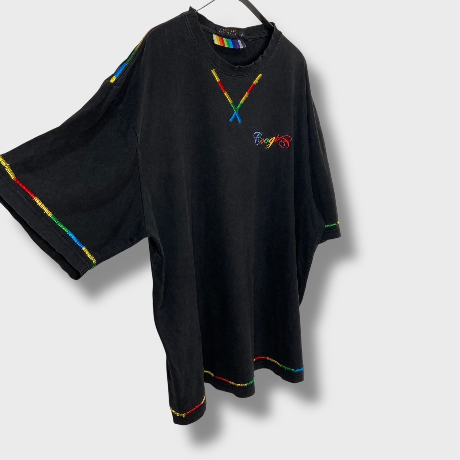 coogi バッグ　クージー レア 希少 COOGI クージー マルチカラー ショルダーバッグ 男女