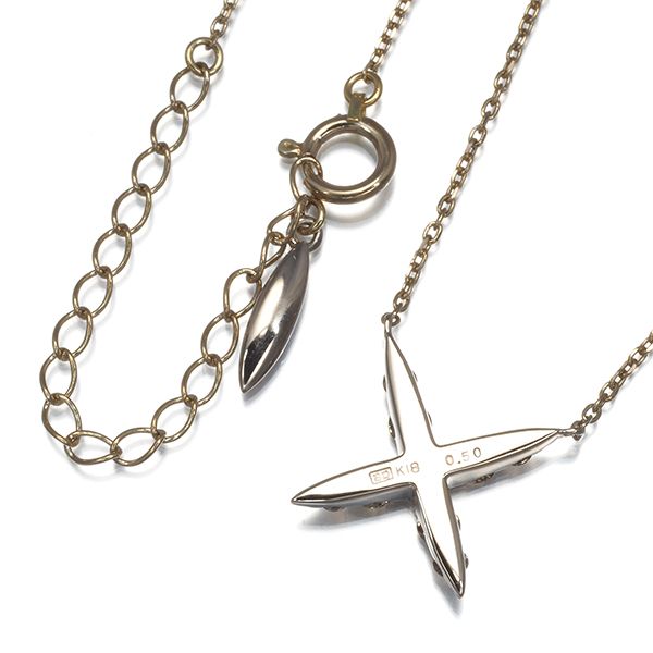 カシケイ ネックレス ダイヤ ダイヤモンド 0.50ct ネイキッド