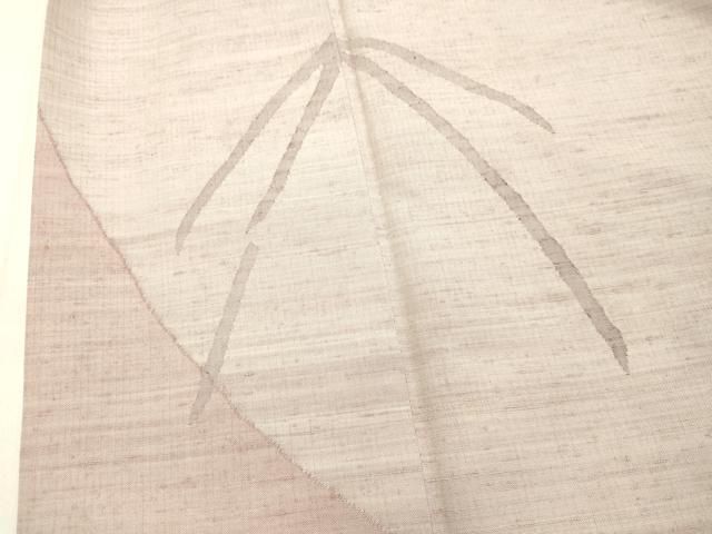 平和屋着物○能州紬 絲藝苑 上島洋山 色留訪問着 抽象文様 正絹 逸品  