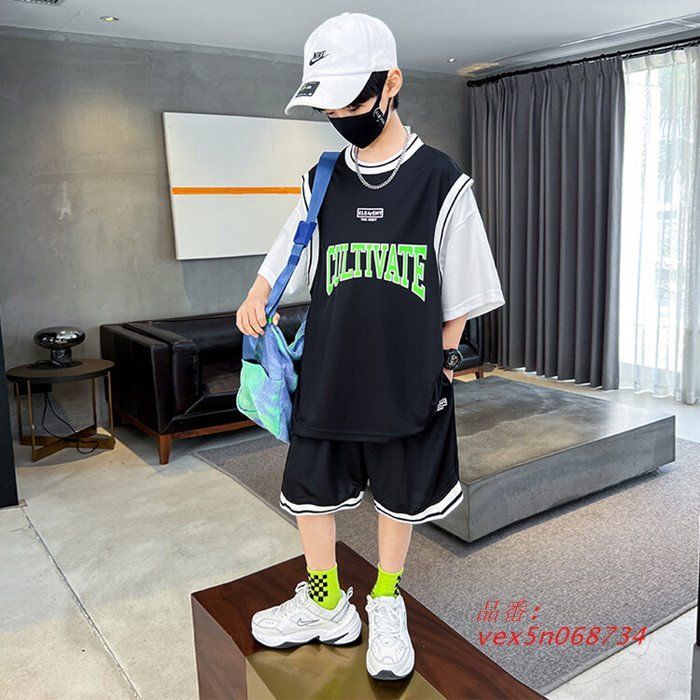 子供服 セットアップ 上下セット 男の子 ショートパンツ 半袖T