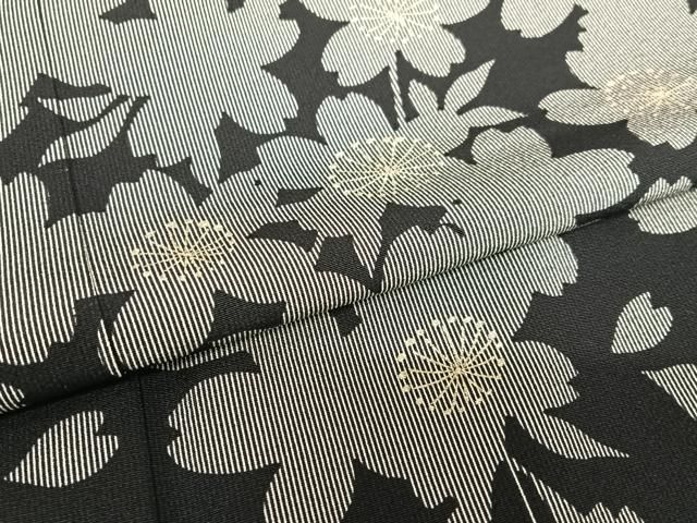 平和屋着物○訪問着 枝垂れ桜シルエット 金彩 さが美扱い 正絹 逸品