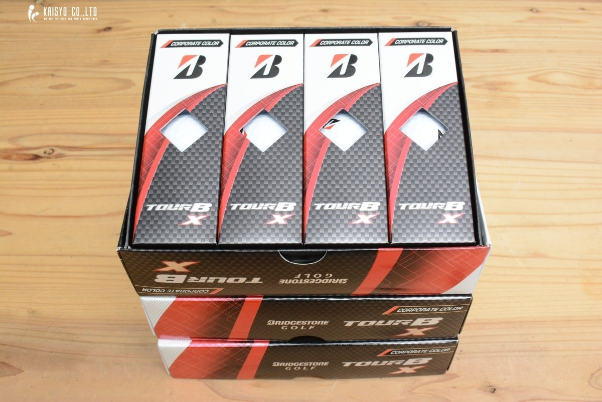 3ダースセット ブリヂストン TOUR B X コーポレート 3ダース 36球入 ホワイト ツアーB 新球 ゴルフボール