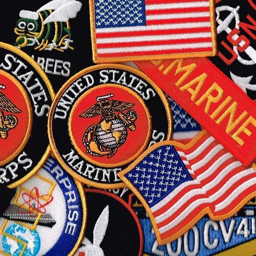 刺繍 ワッペン ミリタリー パッチ お任せ 3枚 セット 4軍選択可 - メルカリ