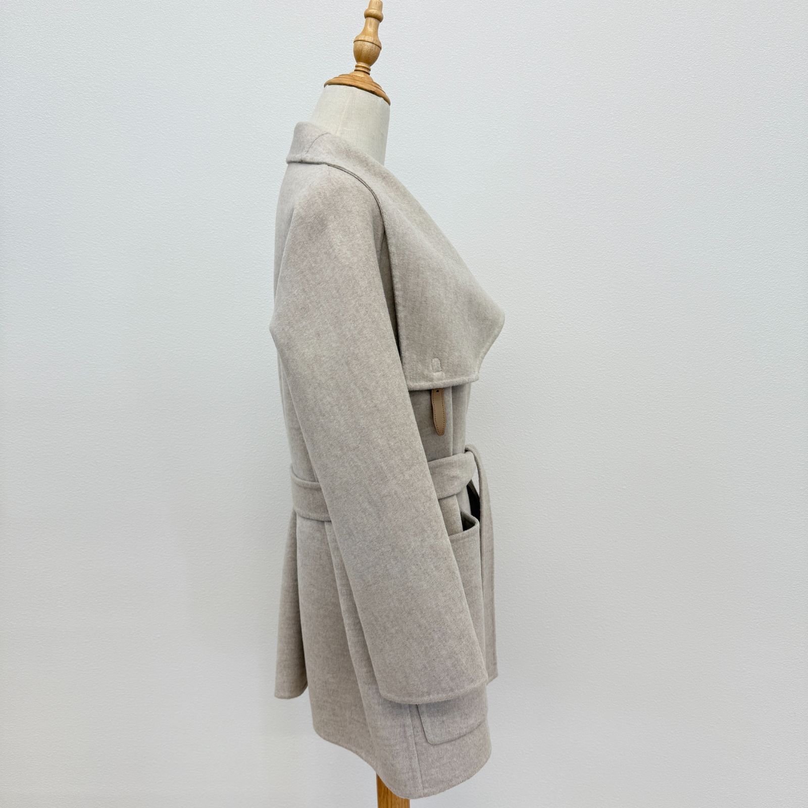 ベ*ー様 未使用 訳あり グレースクラス ツイードフードレザー