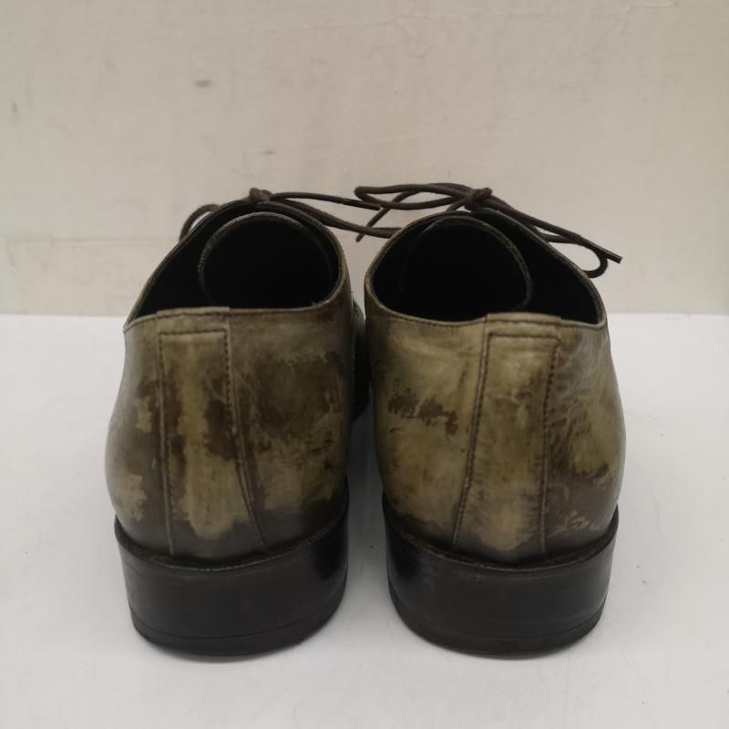 ランバンコレクション ブラウンレザー スリッポン革靴 ビジネス