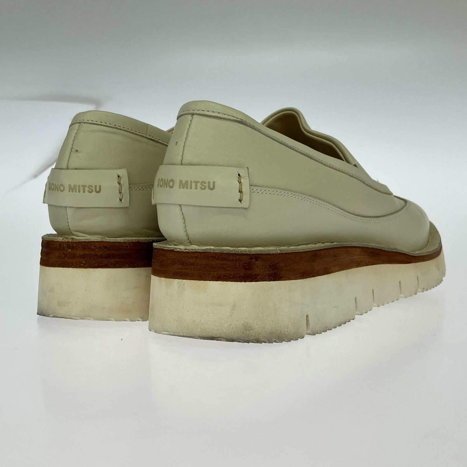 SONOMITSU そのみつシューズ size38 ライトグリーン系