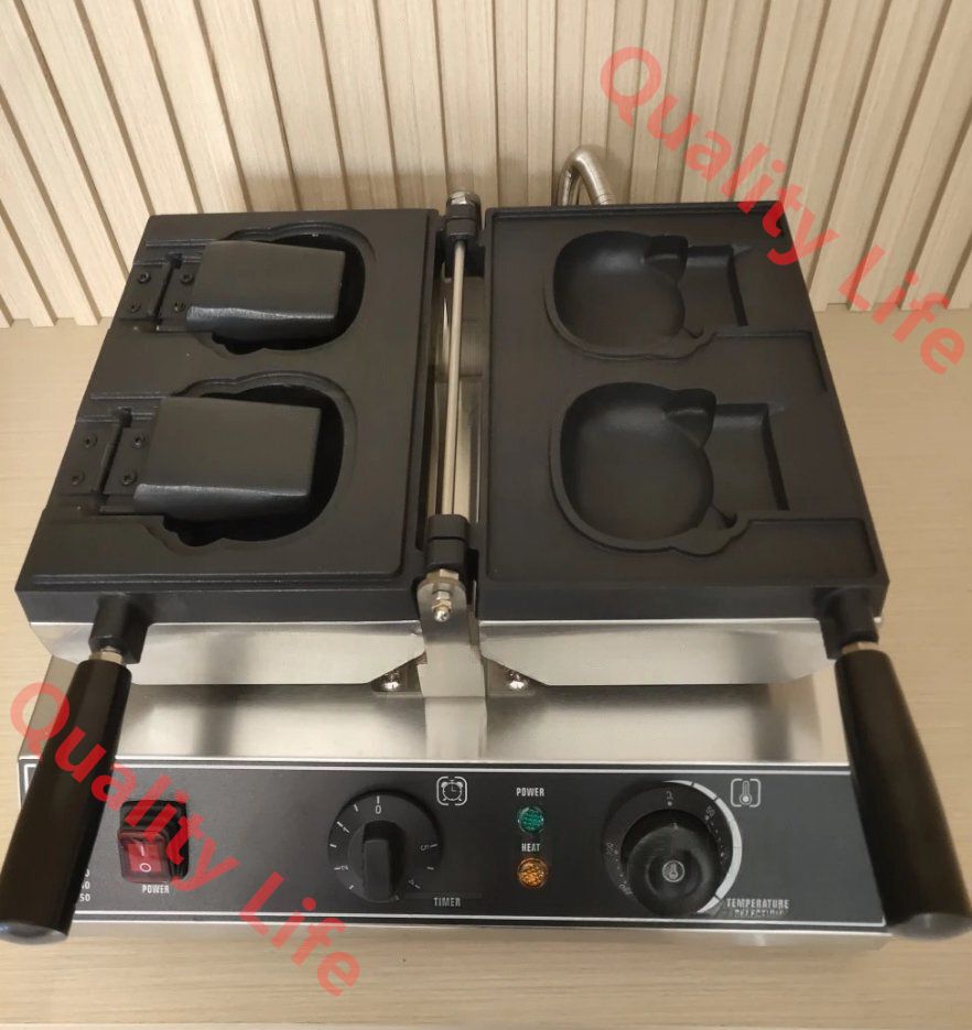 ハローキティのキャラクター焼き 人形焼き たい焼きパフェ 鯛パフェ 2匹 単相 100V|業務用|厨房用