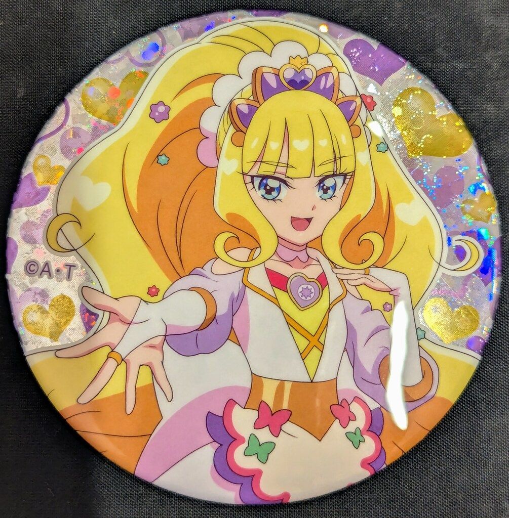 デリシャスパーティプリキュア　缶バッジ　キュアフィナーレ 東映アニメーション 全プリキュア展 限定缶バッジ2021-2023