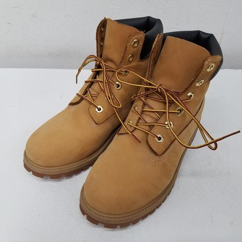 Timberland BOYS 6インチ プレミアム ウィート ヌバック ブーツ - メルカリ