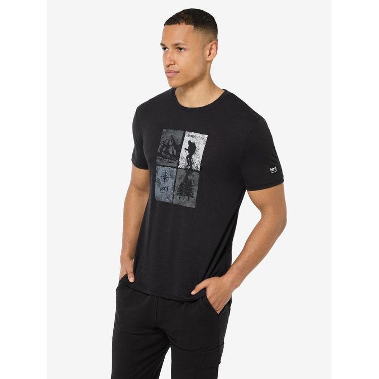 25秋冬 エスエヌ スーパーナチュラル sn super.natural メンズ ゴーハイキング Tシャツ snmp01226 トップス 半袖 Tシャツ メリノウール ヨガ ピラティス フィットネス LLC-HASEGAWATOSO_COM