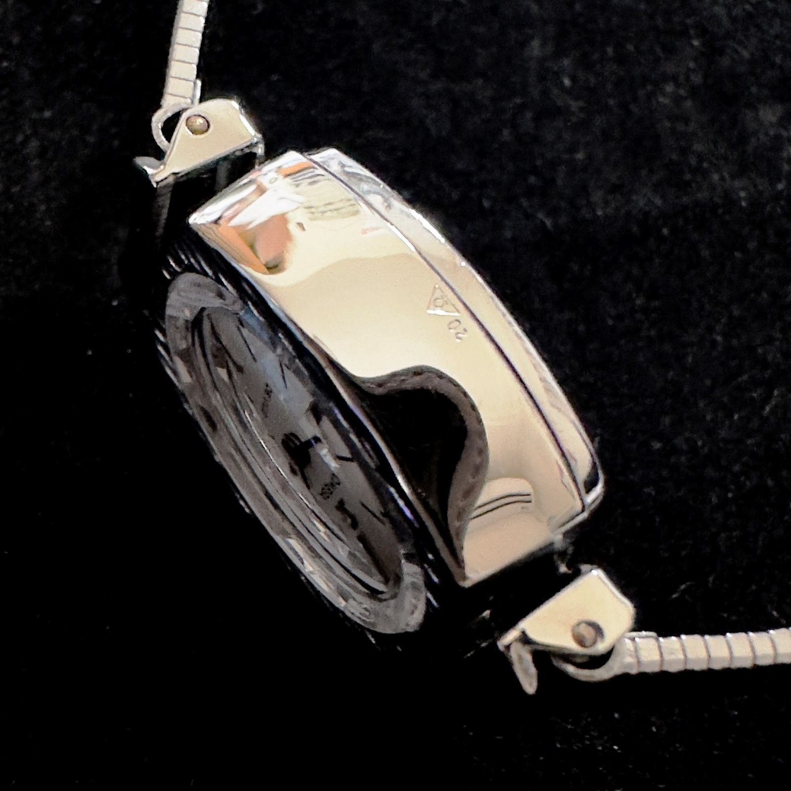 OH済 オメガ デビル cal.485 カットガラス OMEGA DeVille 1970年 レディース腕時計 手巻き アンティーク オーバーホール  整備済