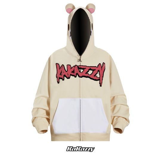 希少　コリラックマパーカー　2014年　平成女児　量産型　リラックマ KaKazzy】コリラックマ リラックマ フルジップ パーカー 男女着用可