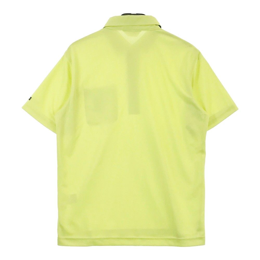 adabat メンズ　ゴルフウェア　ポロシャツ　グリーン アダバット adabat UVカット／吸水速乾／遮熱ゴルフ場デザイン