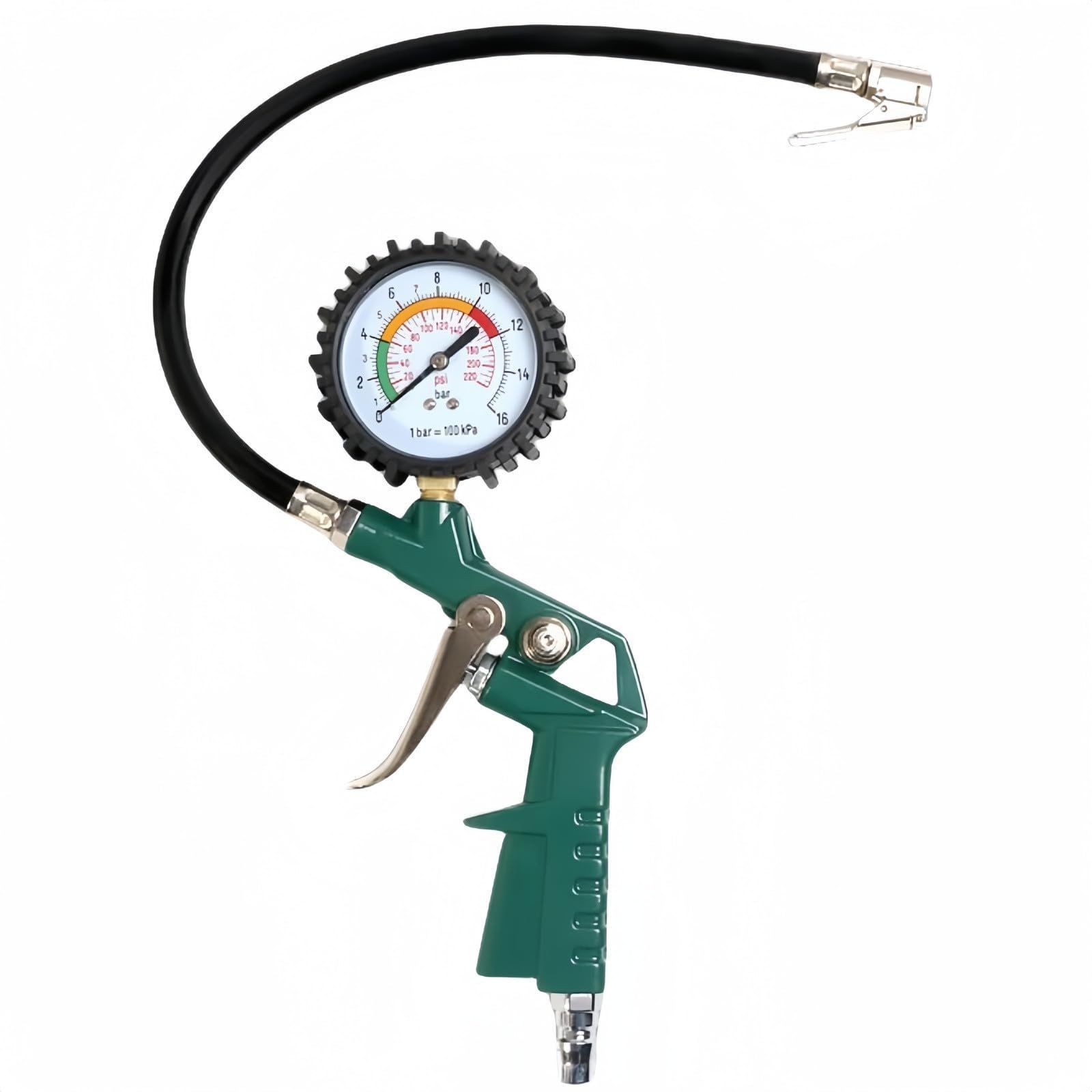 タイヤ　エアーゲージ　新品　自動車　バイク : 〈TOP MEISTER〉縦型 タイヤゲージ エアゲージ エア