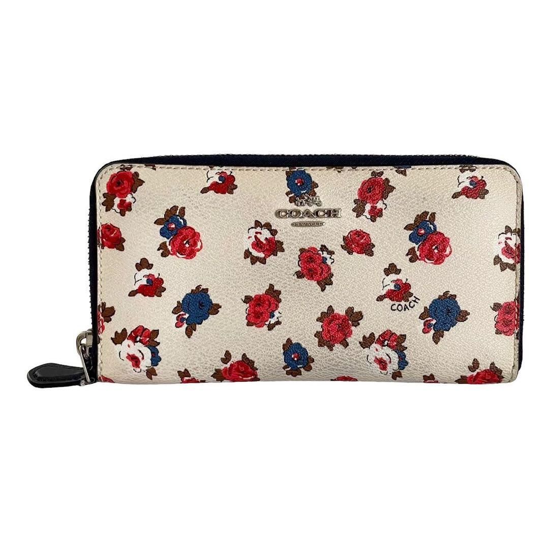 【バーバママ♡】COACH フラワープリント 長財布 バーバママ♡】COACH フラワープリント 長財布 コーチ COACH