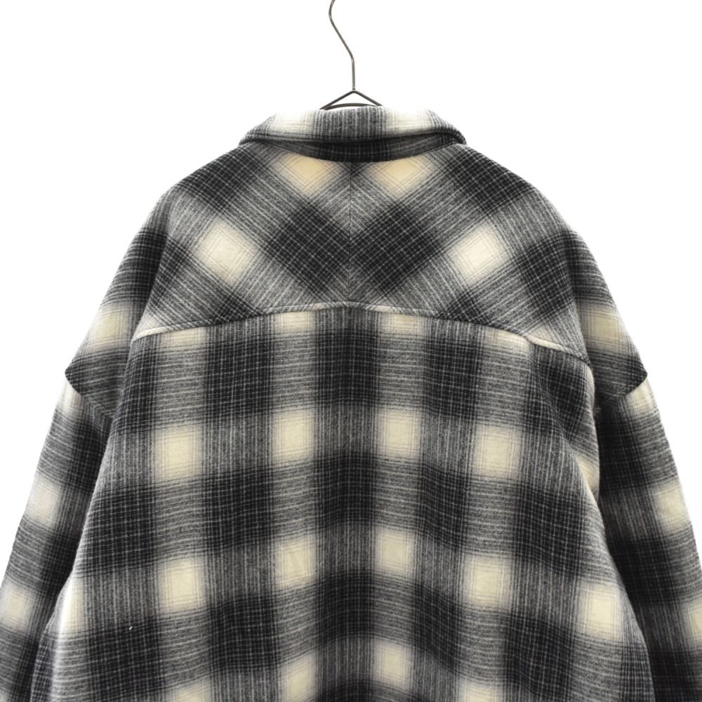 NEIGHBORHOOD (ネイバーフッド) 22AW PENDLETON CHECK BOA SH LS WO ペンドルトン チェック柄ボアシャツ ジャケット ブラック/ホワイト 2221508N-SHM01 - メルカリ