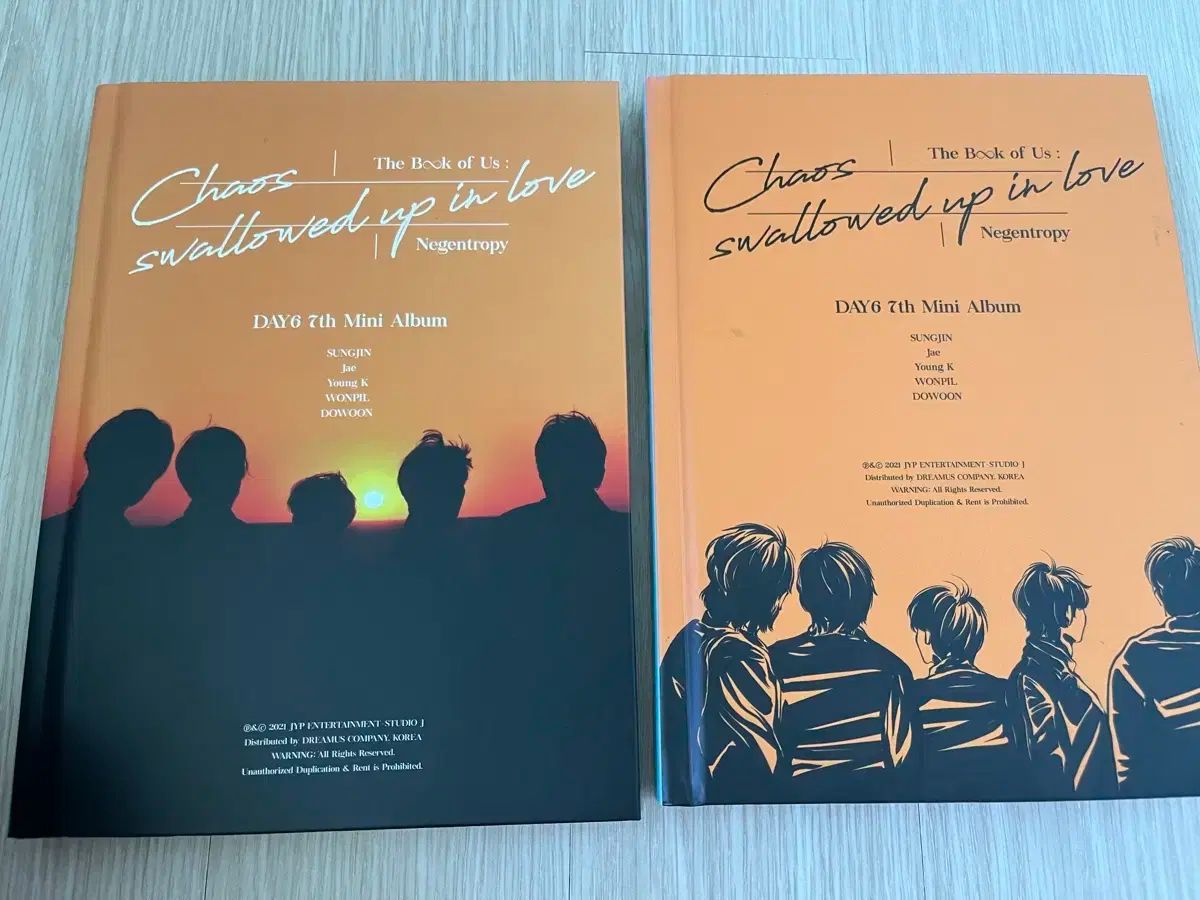 day6 アルバム　まとめ売り DAY6(デイシックス) The Book of Us Negentropy アルバム まとめ