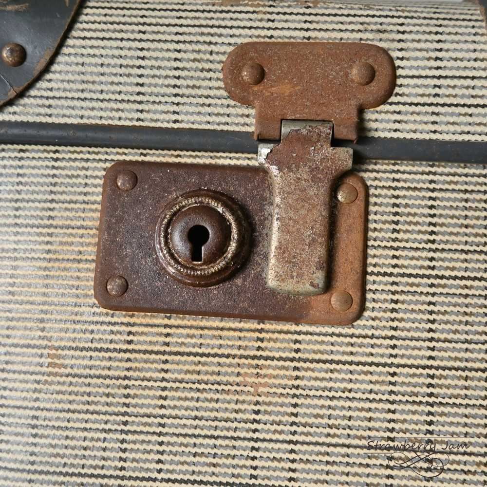 L3612-99-18 英国アンティーク トランク トランクレザー 収納 かばん