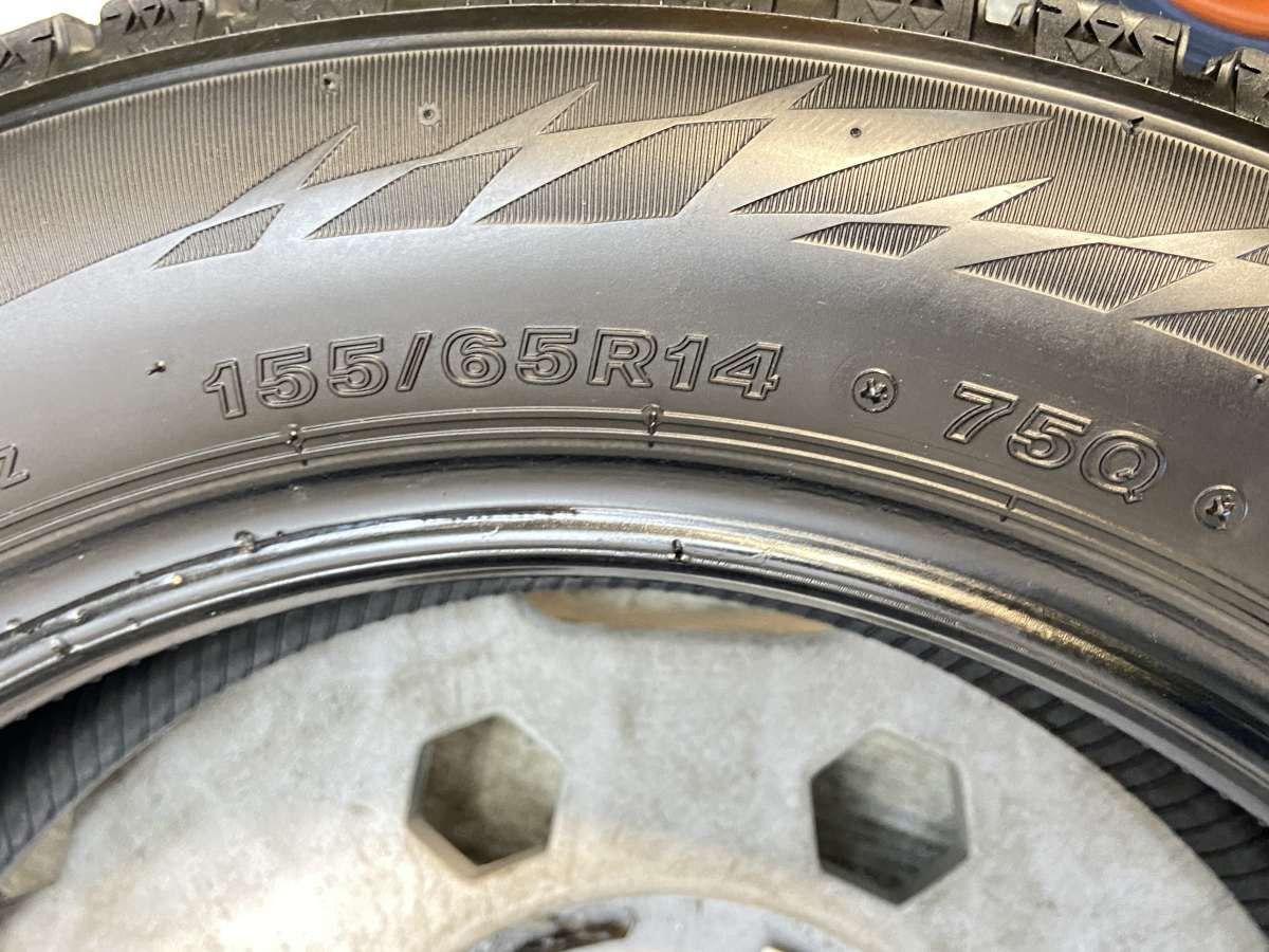 155/65R14 ブリヂストン ブリザック VRX2 中古タイヤ