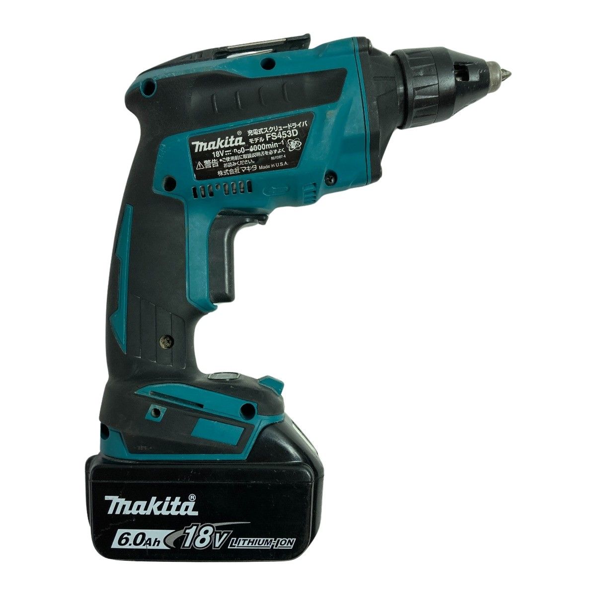 MAKITA マキタ 18V 充電式スクリュードライバ バッテリ1個付・充電器