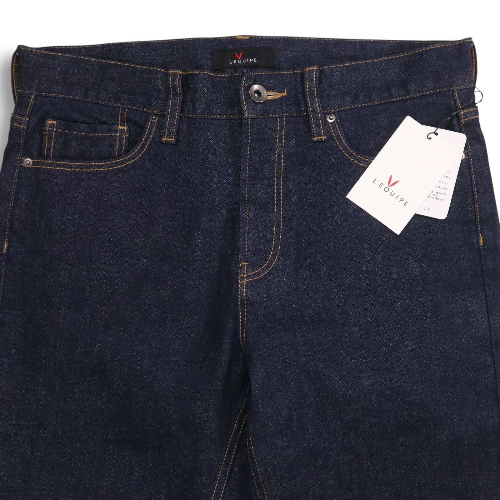 L'Equipe Yoshie Inaba ストレートデニムライトブルー 新品☆ L'EQUIPE YOSHIE INABA レキップ ヨシエイナバ