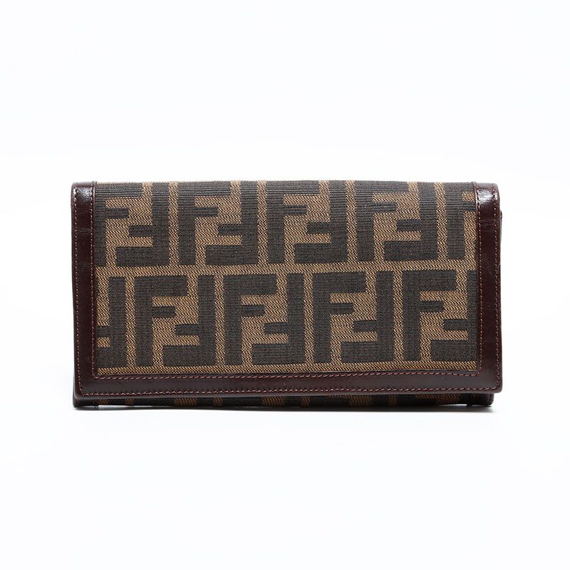 FENDI フェンディ 長財布 ズッカ キャンバス