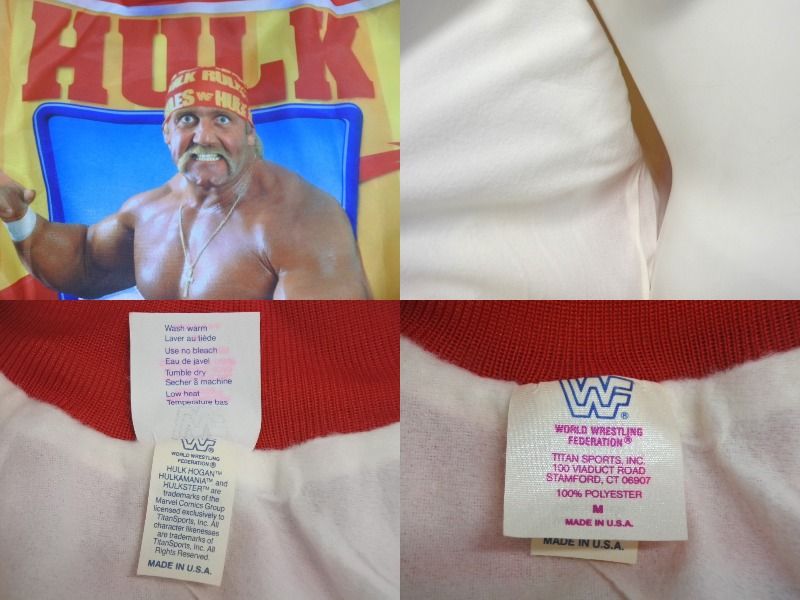 新品同様 ハルクホーガン ブルゾン WWF時代 WWE デッドストック 