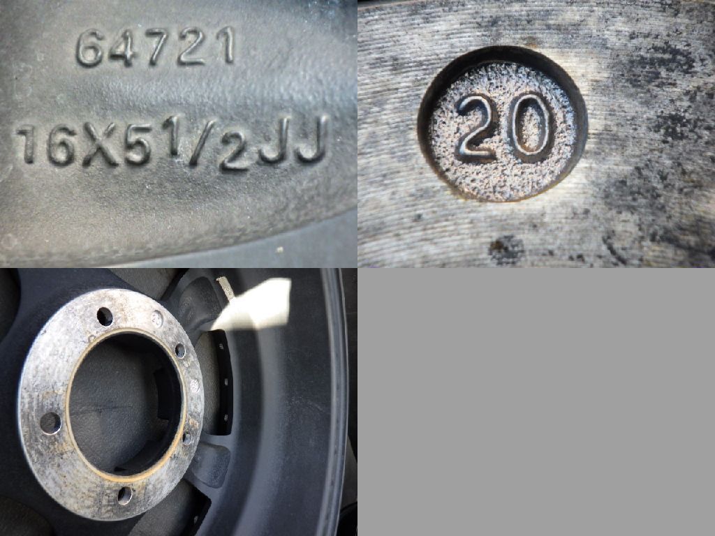 2943 B▲送料無料▲LEHRMEISTER ROAD SPOKE VR▲16x5.5J 5穴 PCD139.7 20▲4本 25134560