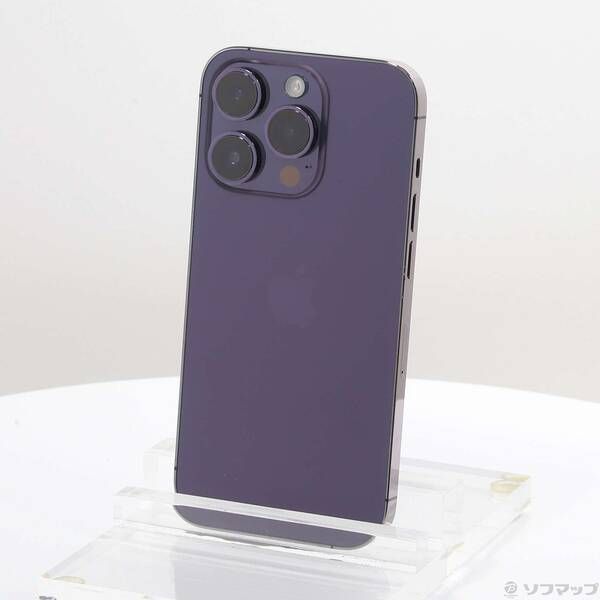 中古品〕 iPhone14 Pro 256GB ディープパープル MQ1E3J／A SIM