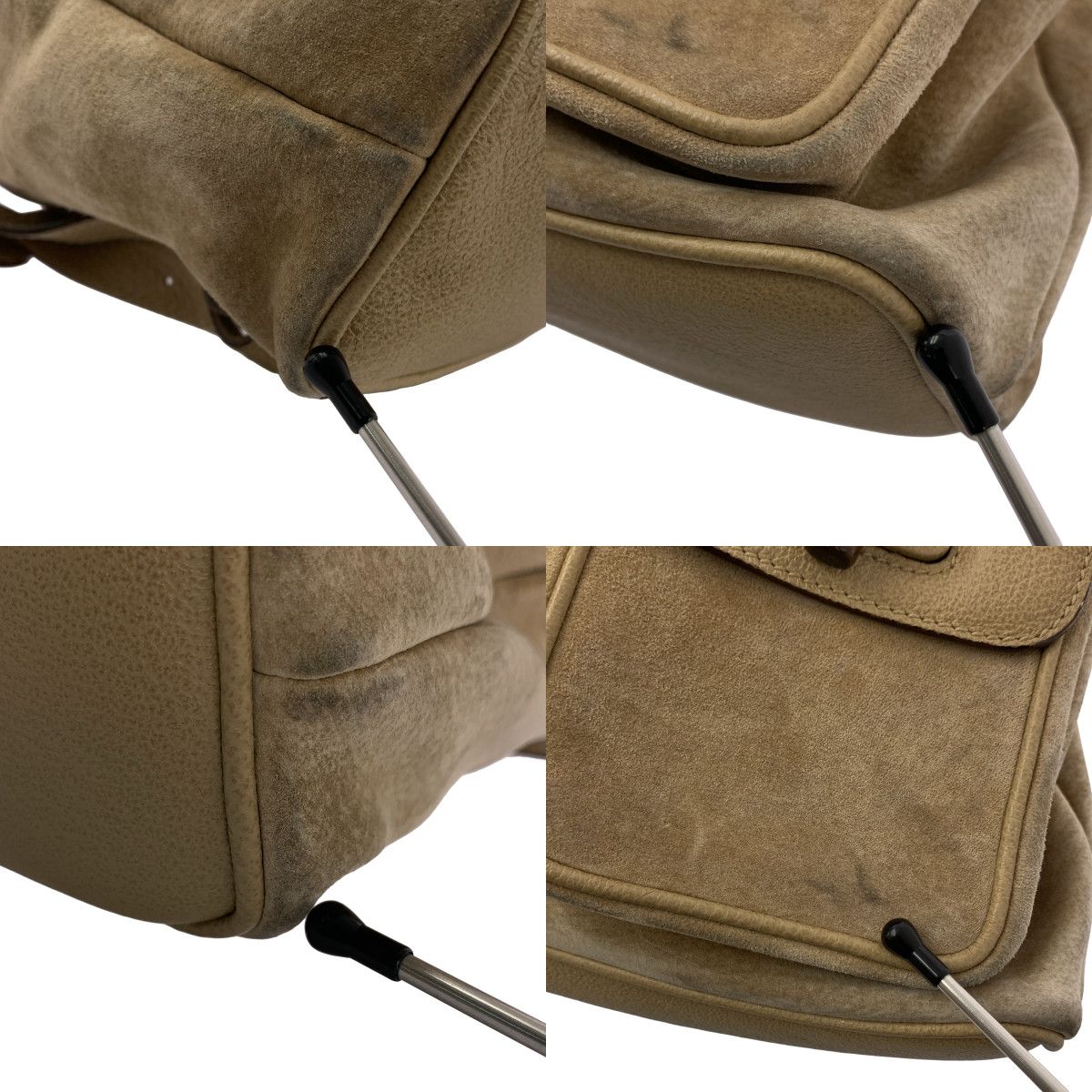 GUCCI / グッチ | バンブー スエード リュック | ベージュ | ショップ