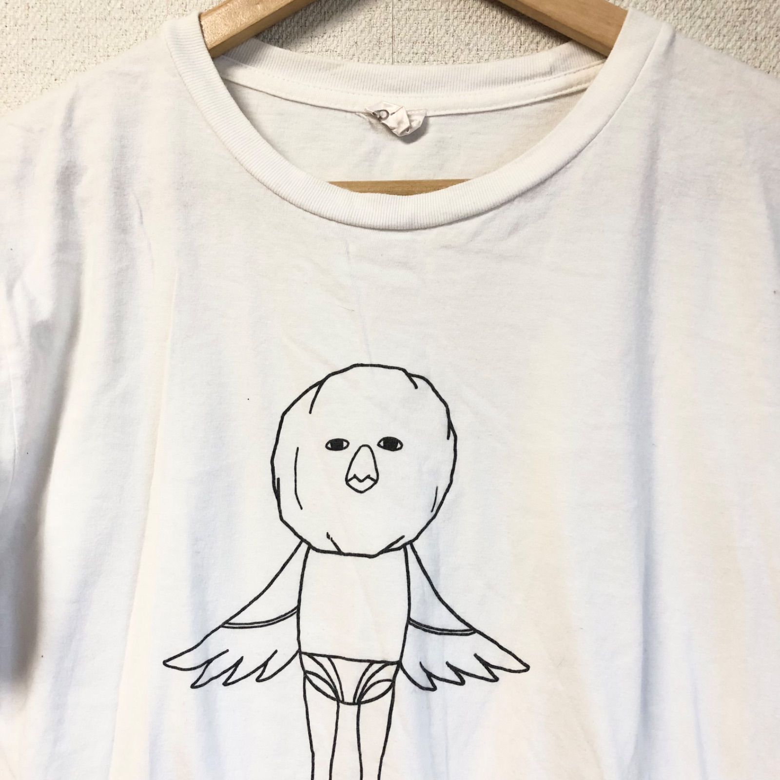 w^)b Free! フリー Tシャツ 白 ホワイト シャツ キャラクター イワトビ