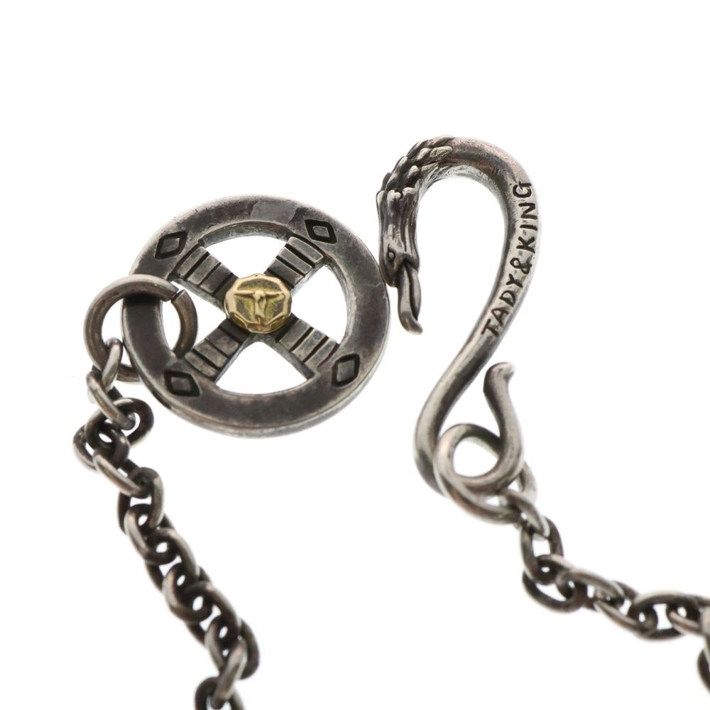 TADY&KING イーグルフック ホイール付き 細角チェーン ネックレス