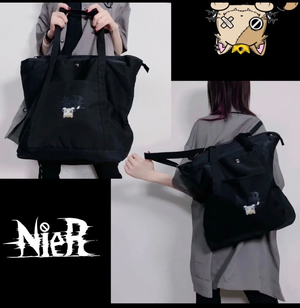 NieR 大容量 5POCKET 2WAY TOTE BAG ミケ - メルカリ