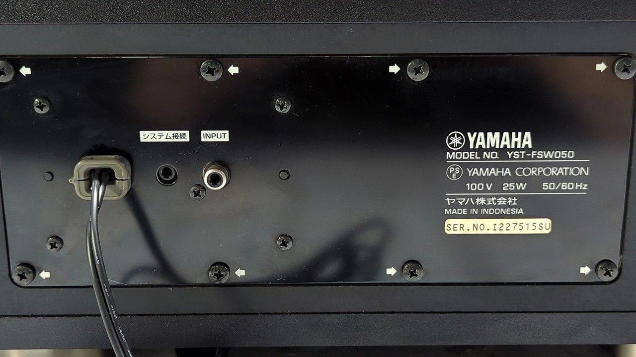 ☆状態良好美品☆ YAMAHA ヤマハ サブウーファーシステム YST-FSW050(B) ブラック - メルカリ