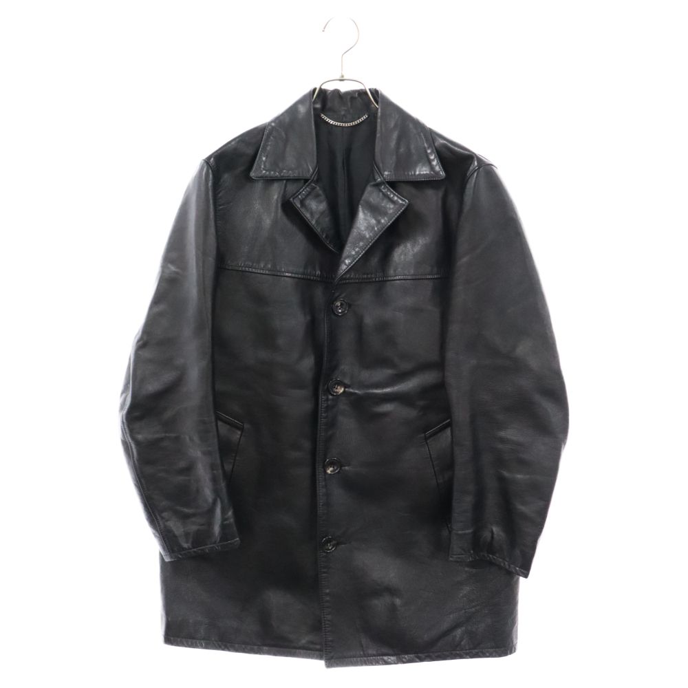 WACKO MARIA (ワコマリア) 19AW LEATHER COAT (TYPE 1) ホースレザーカーコート ブラック