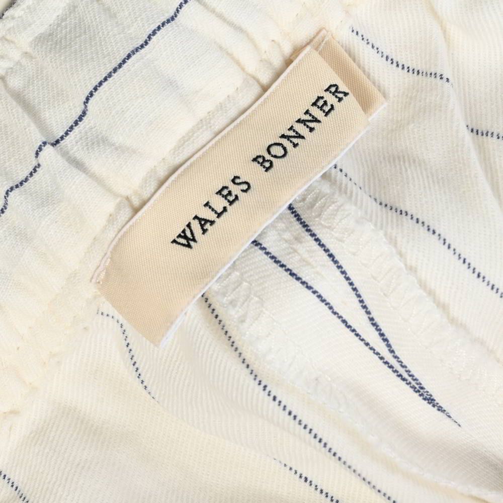 WALES BONNER ストライプ リネン混 パンツ - メルカリ 