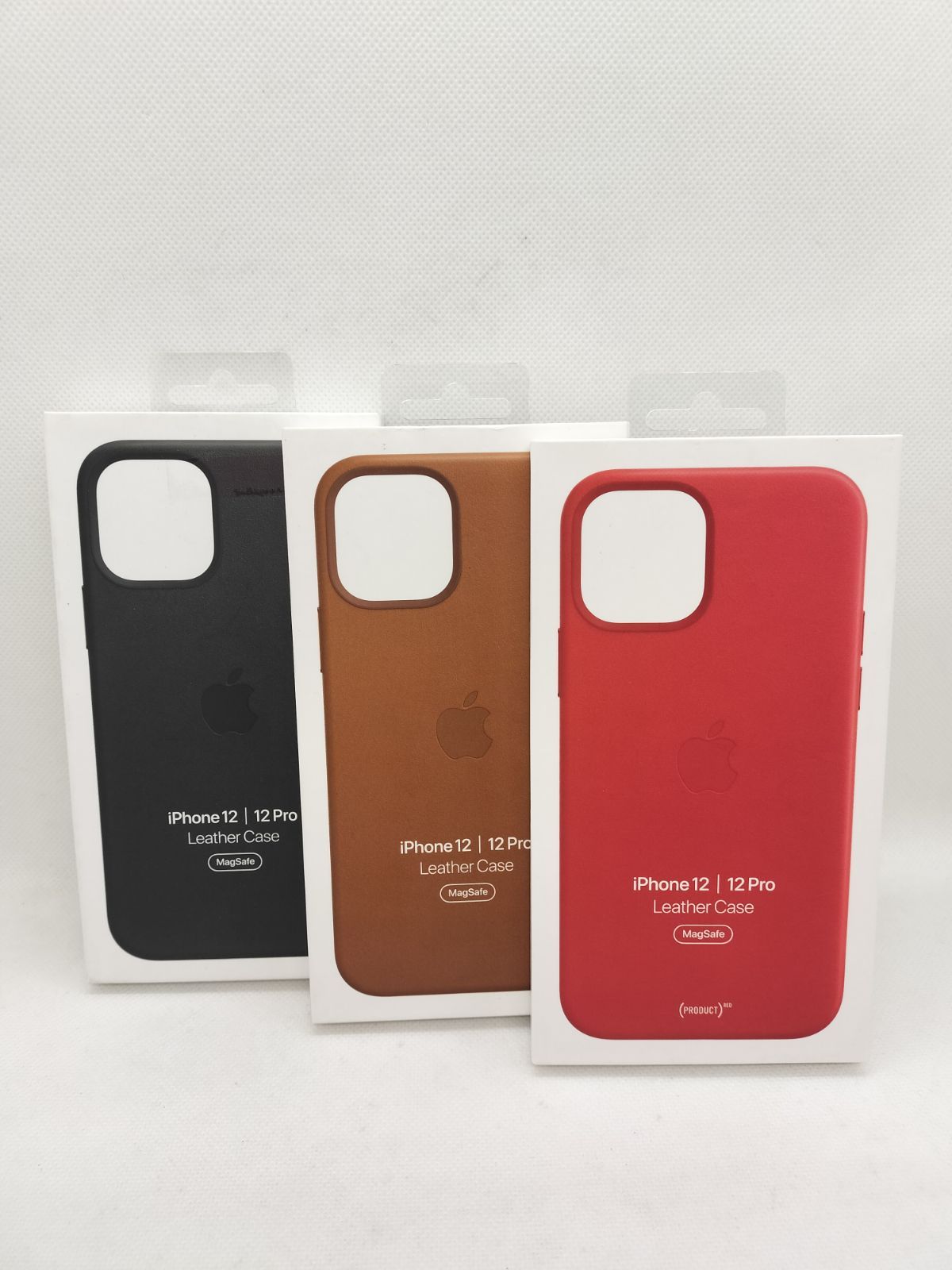 【未開封】【メルカリ便】iPhone純正レザーケース 未開封 Apple純正/国内正規品 iPhone 12/12Pro用レザーケース MagSafe