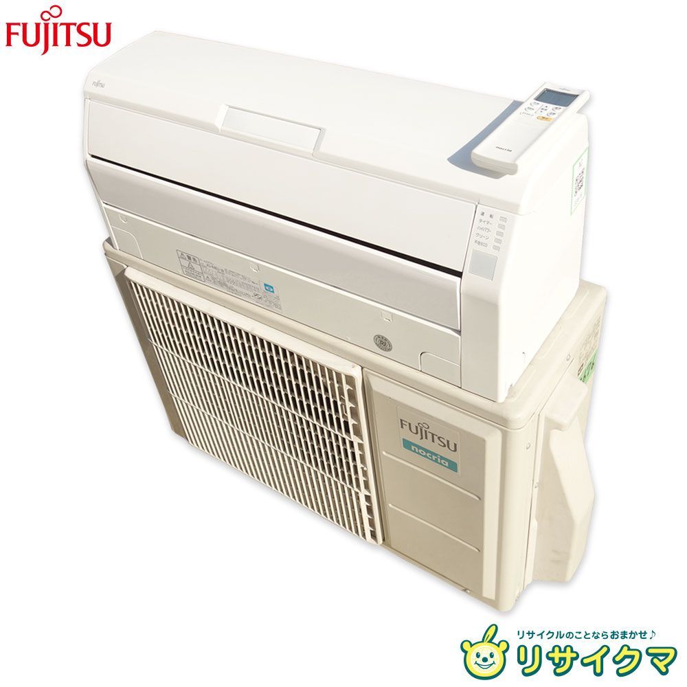 エアコン　4kw　冷暖　富士通　AS-C40J-W　リユース品 楽天市場】'20年 11~17畳 富士通 エアコン 4kw nocria 音声