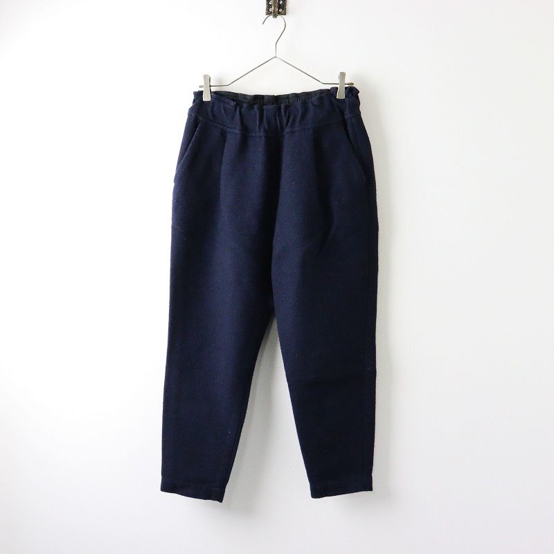 FIRMUMフィルマム/コットン&ナイロンダブルニットビックスリーブプル