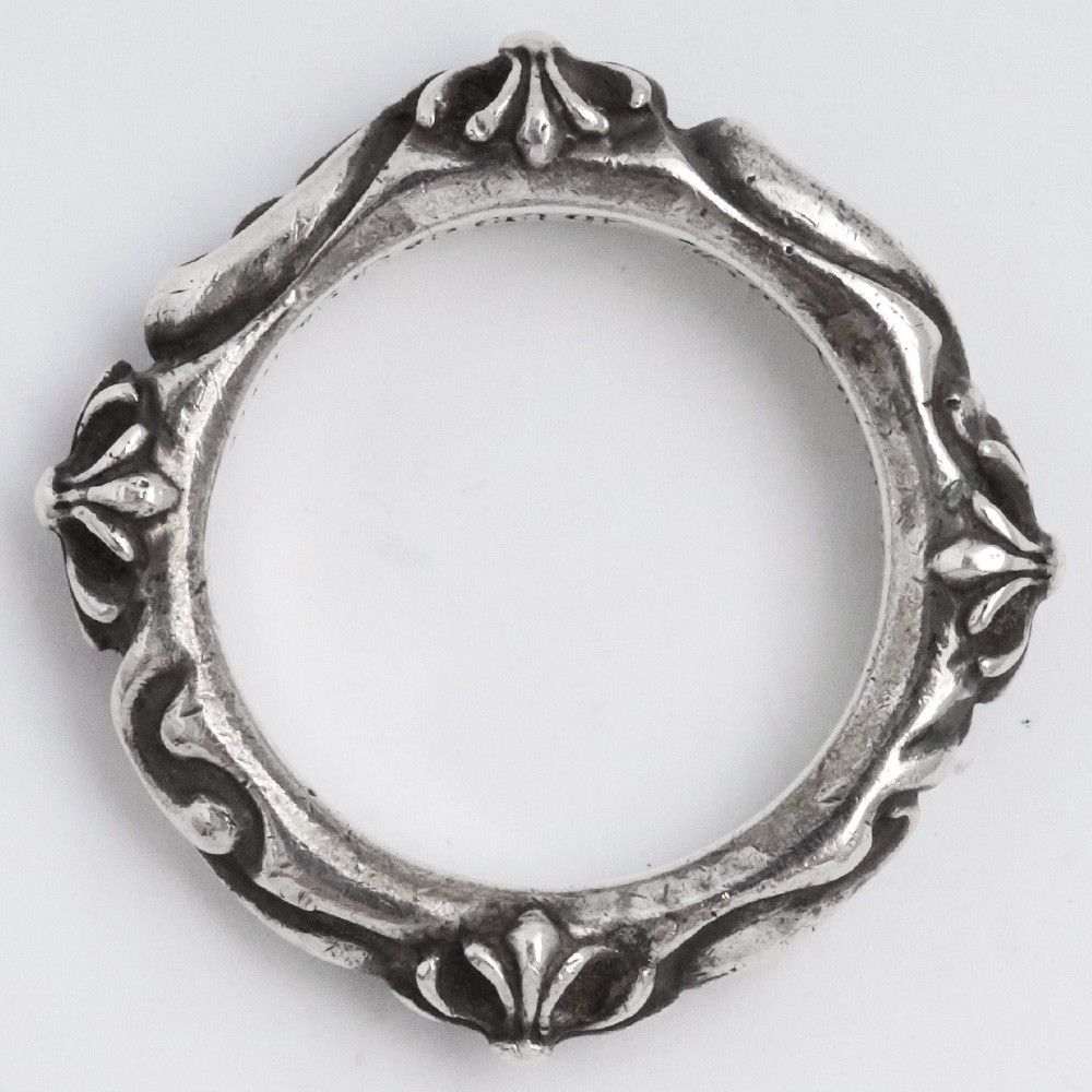 【希少22】CHROME HEARTS リング SBTバンドリング シルバー 新作入荷，高品質 22号 CHROME HEARTS SBTバンドリング シルバー