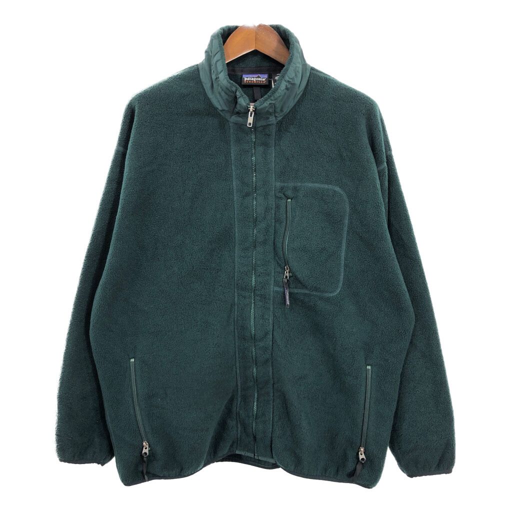 90年代 USA製 patagonia パタゴニア フリースジャケット フルジップ 