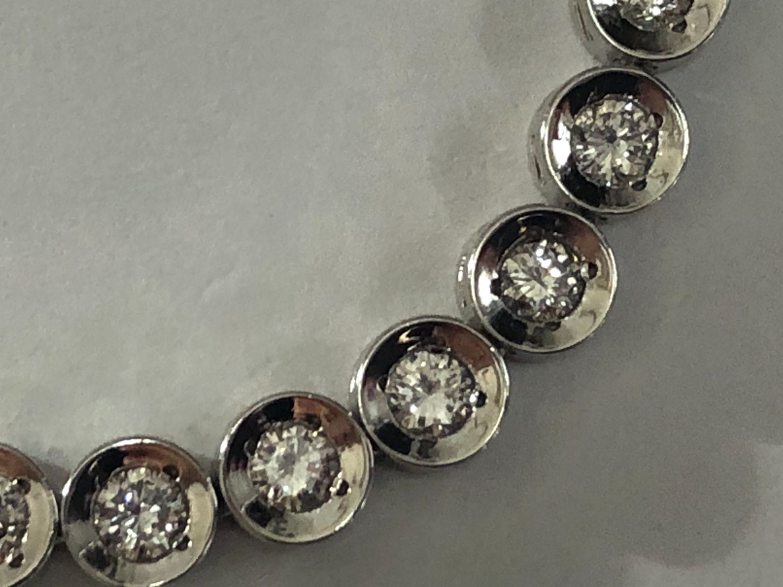 □天然ダイヤモンド 3.00ct 3カラット テニスブレスレット Pt850 D3
