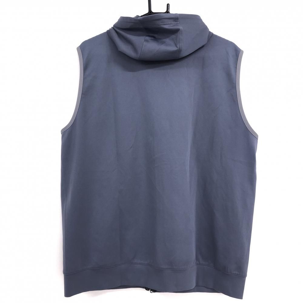 SALE10％OFFブリーフィング フード付きジップベスト グレー×黒