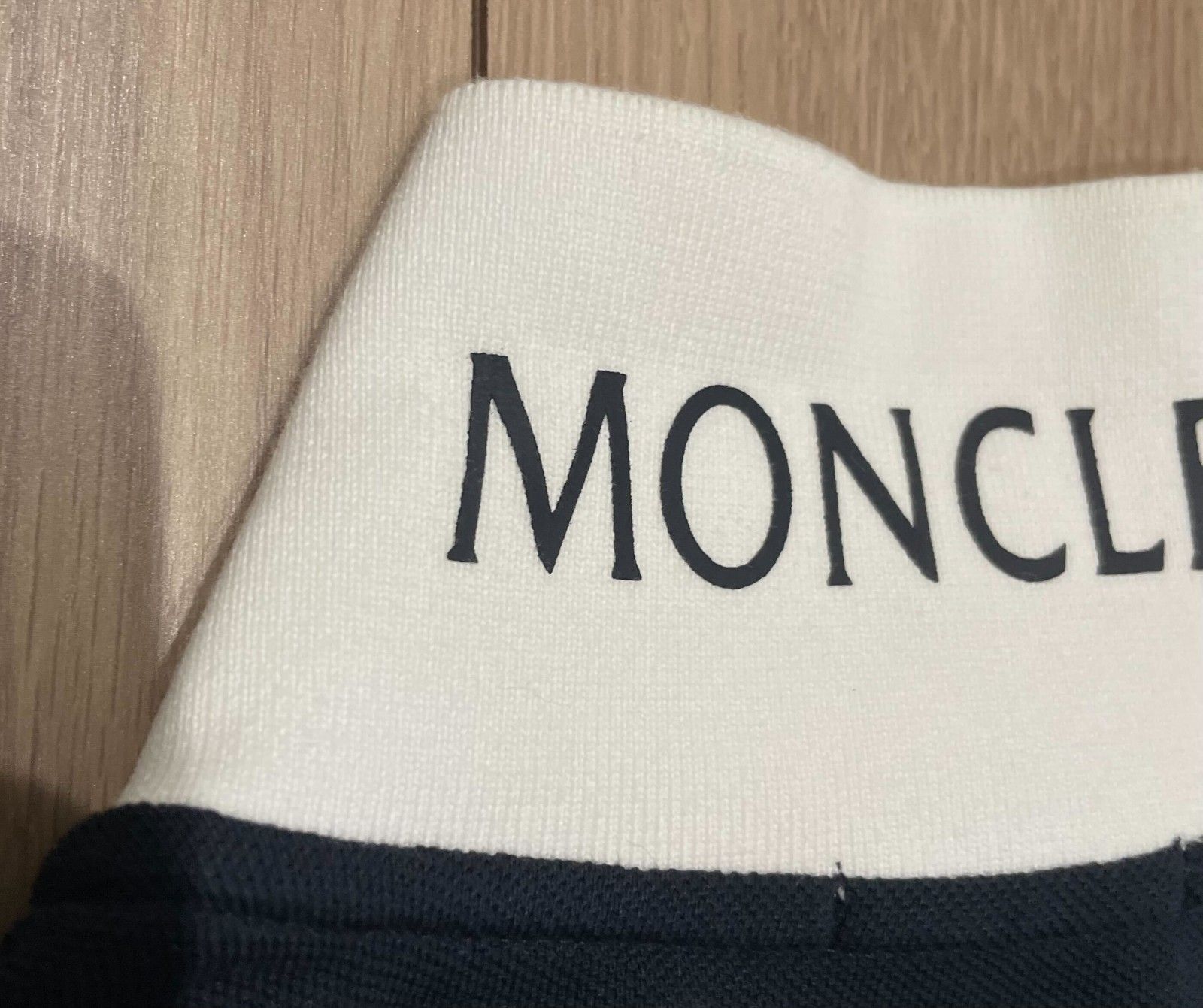 MONCLER/モンクレール /M /ダークネイビー /ポロシャツ襟裏ロゴ
