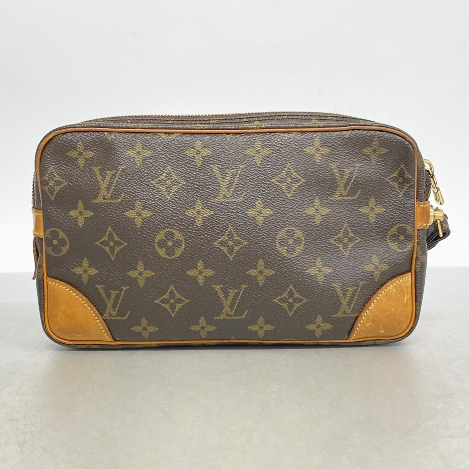 LOUIS VUITTON マルリー ドラゴンヌ GM クラッチバッグ ルイヴィトンマルリードラゴンヌ 廃盤 14145 ブラウン メンズ