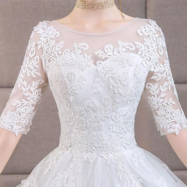結婚式ドレス フ
