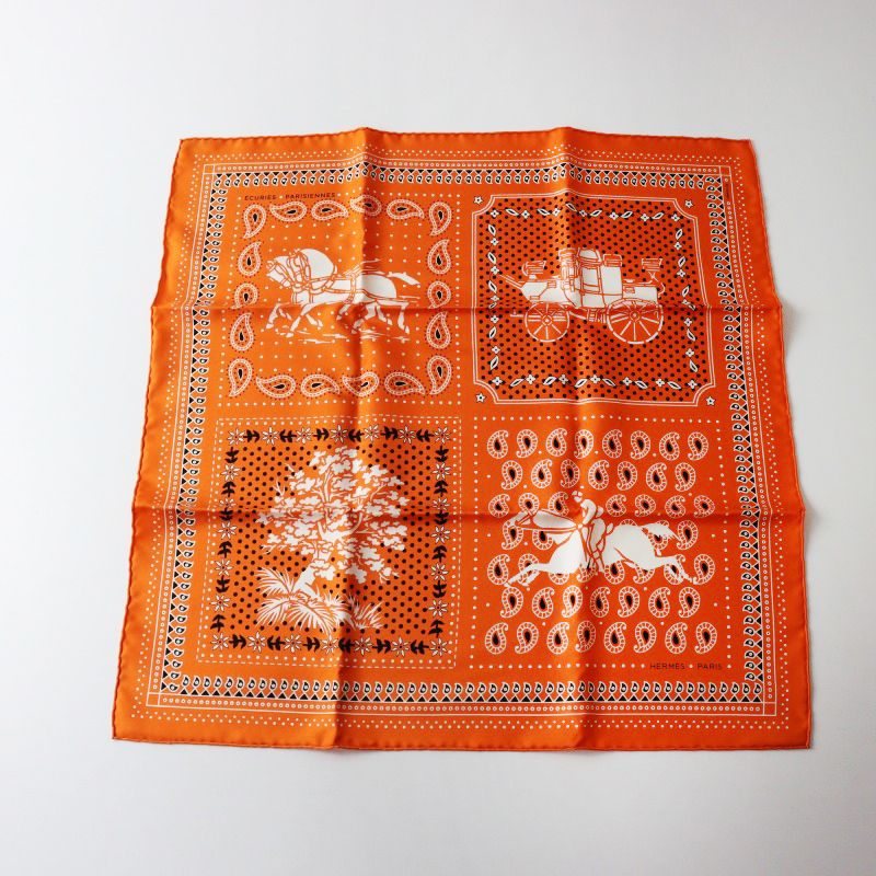 極美品 エルメス HERMES カレ55 パリの厩舎 Ecuries Parisiennes