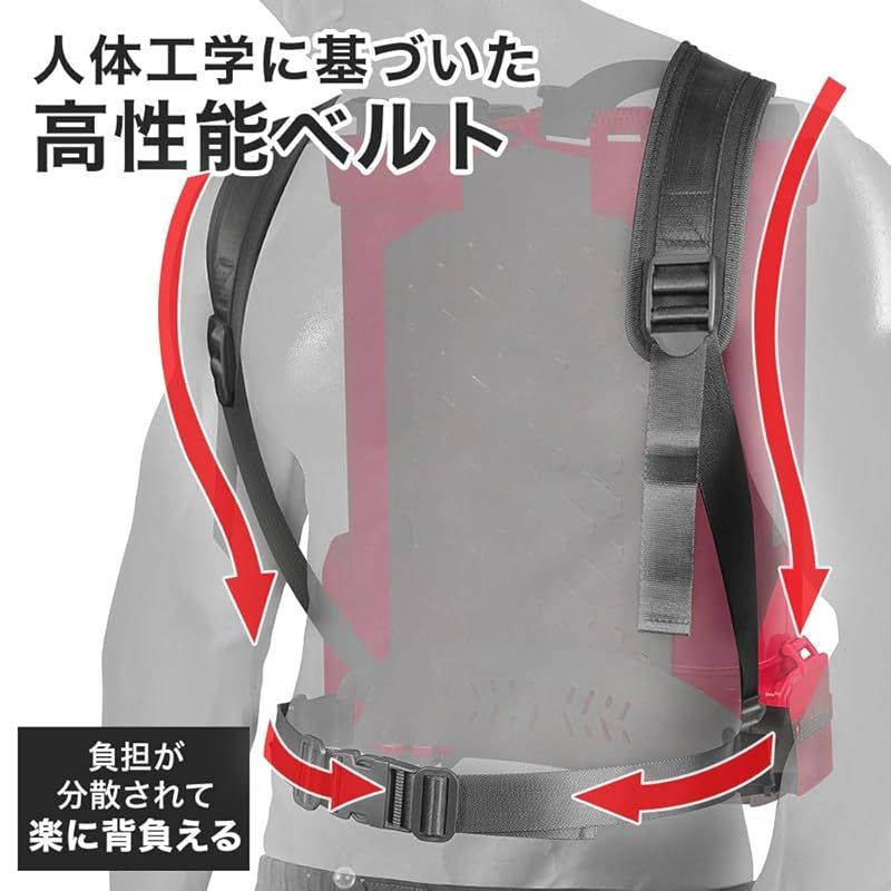 HAIGE ハイガー 電動噴霧器 背負い式 12L バッテリー式 ノズル6種付 かき混ぜ機能付き YS-EFULB12L ホワイト 0 YUZUMIYA_COM
