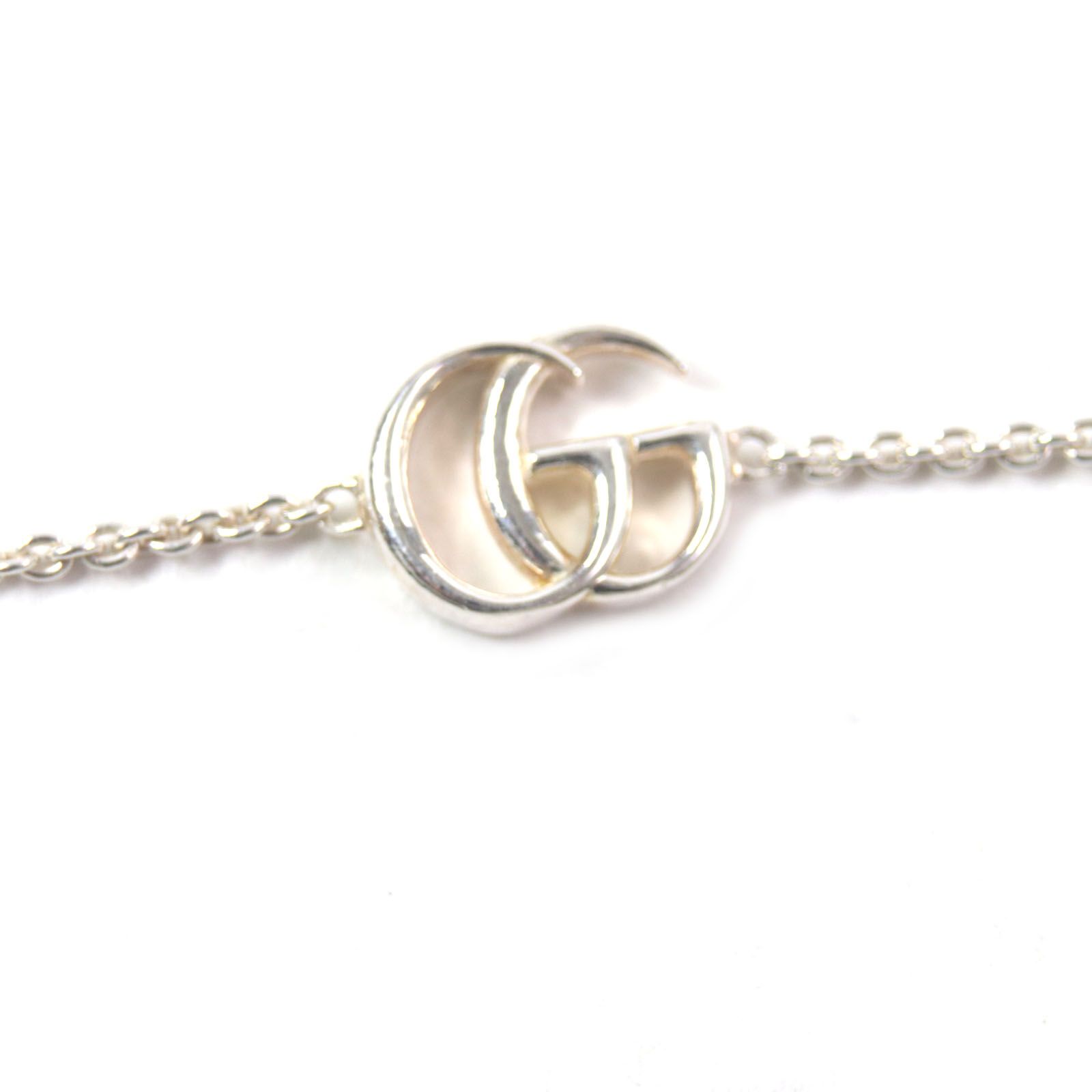 美品 グッチ 527393 ダブルG マザー・オブ・パール ブレスレット 美品▽GUCCI グッチ 527393 ダブルG マザー・オブ・パール